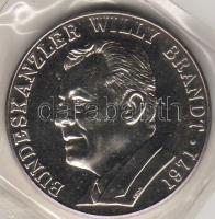 NSZK 1971. "Willy Brandt" ezüst 19gr, erdeti vákumcsomagolásban T:PP