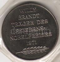 NSZK 1971. "Willy Brandt" ezüst 19gr, erdeti vákumcsomagolásban T:PP