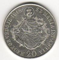 1848. 20Kr ezüst T:2 just.