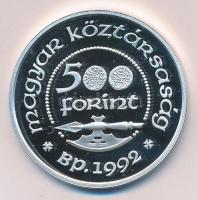 1992. 500Ft "Szent László" Ag T:PP