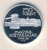 1998. 750Ft Ag "Budapest egyesítésének 125. évfordulója" T:PP