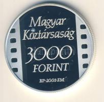 2001. 3000Ft Ag "100 éves az első magyar film - A tánc" T:PP tanúsítvánnyal, csak 3500 db!