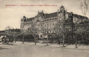 Budapest V. Gresham-palota és Deák Ferenc szobra