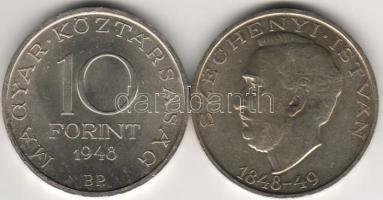 1949. "Széchenyi" 10Ft (2x) T:1,1/2