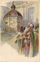 Budapest II. Gül Baba sírja litho (Rb)