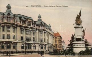 Bucharest University, Bratianu Statue