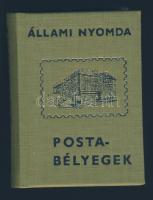 Magyar Postabélyeg 1966-1983 III. kötet "Festmény bélyegek" minikönyv, Állami Nyomda Bp. 1984, kiadói egészvászon kötésben