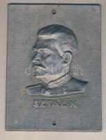 DN. "Sztálin" Al plakett (189x149mm) T:2