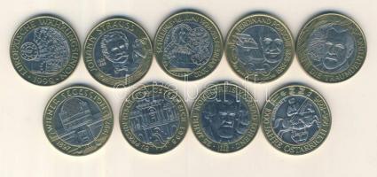 Ausztria 1996. 50Sch "Millennium" + 1997. 50Sch "100 éves a bécsi szecesszió" + ...