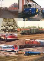 10db fotó vasúti járművekről / Photos of locomotives 13x9cm