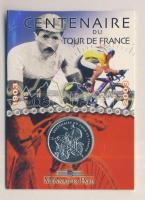 Franciaország 2003. 1/4&#8364; Ag "100 éves a Tour de France" emléklapon T:BU France 2003. 1/4 Euro Ag "100th anniversary of the Toru de France" in commemorative pack C:BU