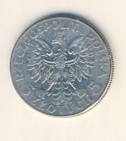 Lengyelország 1934. 5Zl Ag T:2- Poland 1934. 5 Zlotych Ag C:VF