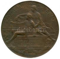 Beck Ö(tvös) Fülöp (1873-1945) "1896-iki Ezredéves Országos Kiállítás / Közreműködők Érme"...