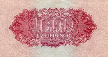 1944. "V.H" 1000P T:II+ Csak egyszer hajtott!