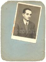 1945 Magyarországi Zsidók Szervezetének igazolványa a fasiszta deportációból megszökött férfi számár...