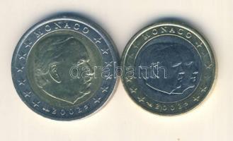 Monaco 2002. 1€ + 2€ T:1-
Monaco 2002. 1 Euro + 2 Euro C:AU