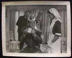 Latabár Kálmánról készült nagyméretű fotó a Képzelt beteg c. filmből 30x24cm