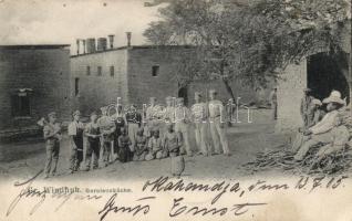 Okahandja (Windhuk) German soldiers and locals