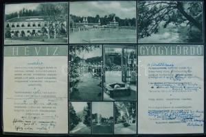 Hévíz prospektus a 60-as évek végéről