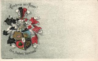 Bavarian school absolvents, coat of arms litho