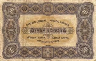 1920. 50K sötétbarna betűjellel és sorszámmal! T:III