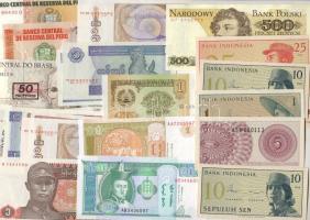 282db külföldi bankjegy kevés duplával T: többségében I!