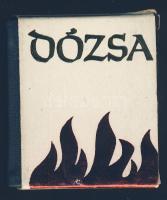 Dózsa György és a magyar parasztháború c. minikönyv, Zrínyi Nyomda, Bp. é.n., védőborítóval