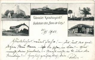 Körösbánya railway station, market (EM)