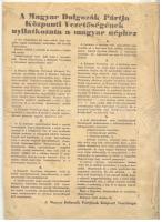 1956 MDP központi vezetőségének nyilatkozata a magyar néphez október 26.-án