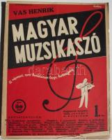 1936 Magyar Muzsikaszó - a népszerű zene barátainak lapja, kottaújság teljes évfolyama