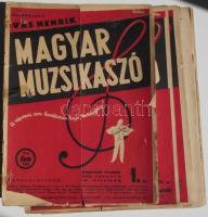 1935 Magyar Muzsikaszó - a népszerű zene barátainak lapja, kottaújság teljes évfolyama