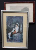 6db klf méretű jó minőségű képkeret apró hibákkal nyomatokkal