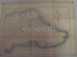 cca 1900 Kjellström: Grönland térkép / Map of Greenland 37x50 cm