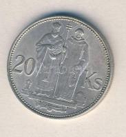 Szlovákia 1941. 20K Ag "Cirill és Metód" T:2/2- Slovakia 1941 20 Korun Ag "St. Kyrill and St. Methodius" C:XF/VF