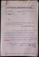 1930-as évek Belügyminisztérium hivatalos körlevelei, levelezése. Másolatok gyűjteménye, rendkívül é...