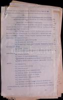 1930-as évek Belügyminisztérium hivatalos körlevelei, levelezése. Másolatok gyűjteménye, rendkívül é...
