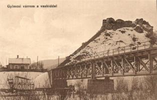 Gyimes castle ruins, iron bridge