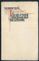 Szabadkőművesség: Morvay Izsó: Székfoglaló beszédek. Bp., 1917. Bíró Miklós 36p.