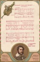 Kossuth Lajos Freedom, glorious, nation, future, sheet music, Emb. s: K. Sávely (EK)