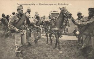 Military WWI. machine gun unit