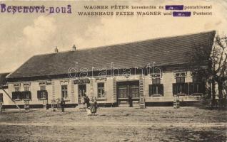 Újbesenyő the shop of Péter Wagner, post office