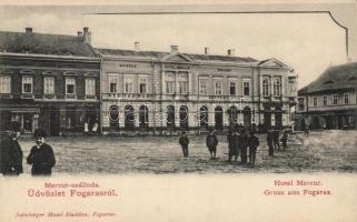 Fogaras Hotel Mercur with the barber shop of Antal Radler