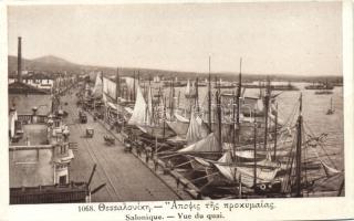 Thesszaloníki port, sailing ship (cut)