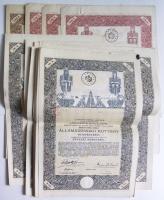 1916. A Magyar Korona Országai 6%-kal kamatozó Járadékkölcsön- államadóssági kötvénye 100K-ról szelv...