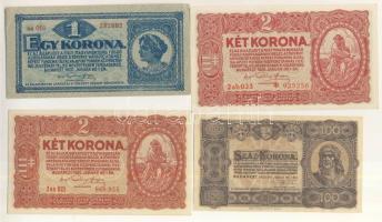 1920. 1K "aa 001" + 2K (2x) kétféle sorszámozás + 100K "Orell Füssli Zürich" + 1...