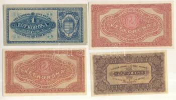 1920. 1K "aa 001" + 2K (2x) kétféle sorszámozás + 100K "Orell Füssli Zürich" + 1...