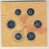 2009. 5Ft-200Ft "Haydn" 6klf darabból álló forgalmi érme sor + "Joseph Haydn" Ag...