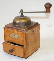 Régi fa kávédaráló / Vintage coffee grinder 22x11,5x11,5cm