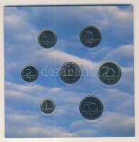 2001. 1Ft-100Ft 7klf db, szettben "Ezeréves a magyar pénzverés" T:BU + 2002. 1Ft-100Ft 8kl...