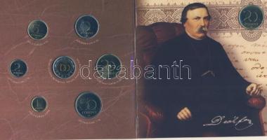 2001. 1Ft-100Ft 7klf db, szettben "Ezeréves a magyar pénzverés" T:BU + 2002. 1Ft-100Ft 8kl...